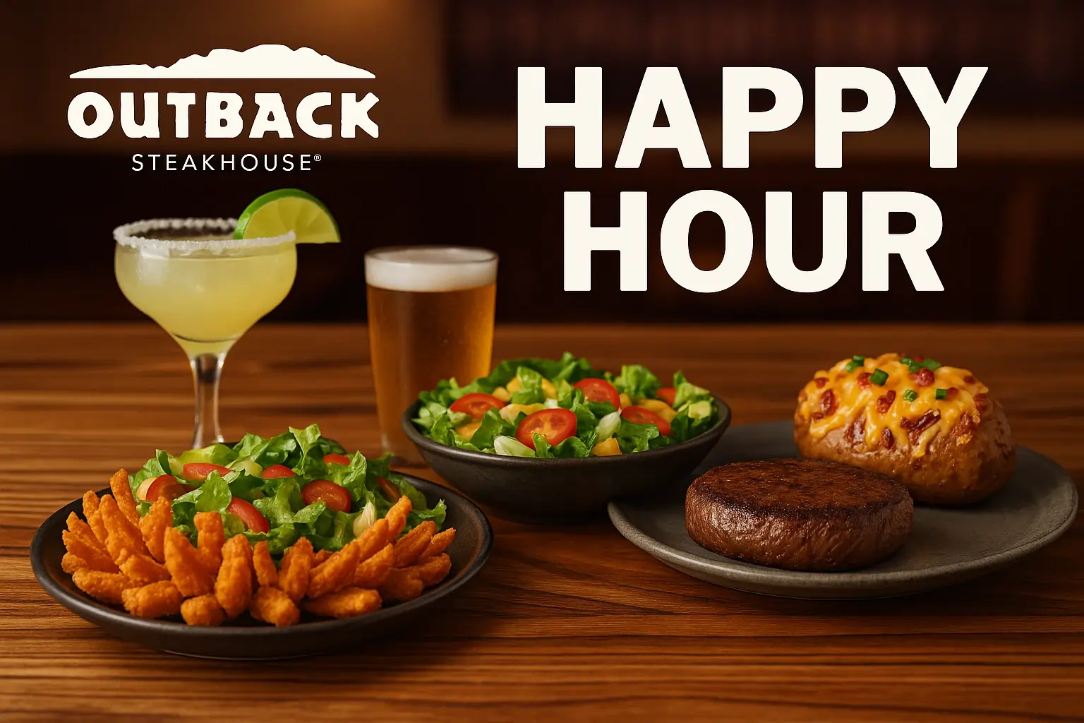 Outback Happy Hour Menu With Prices