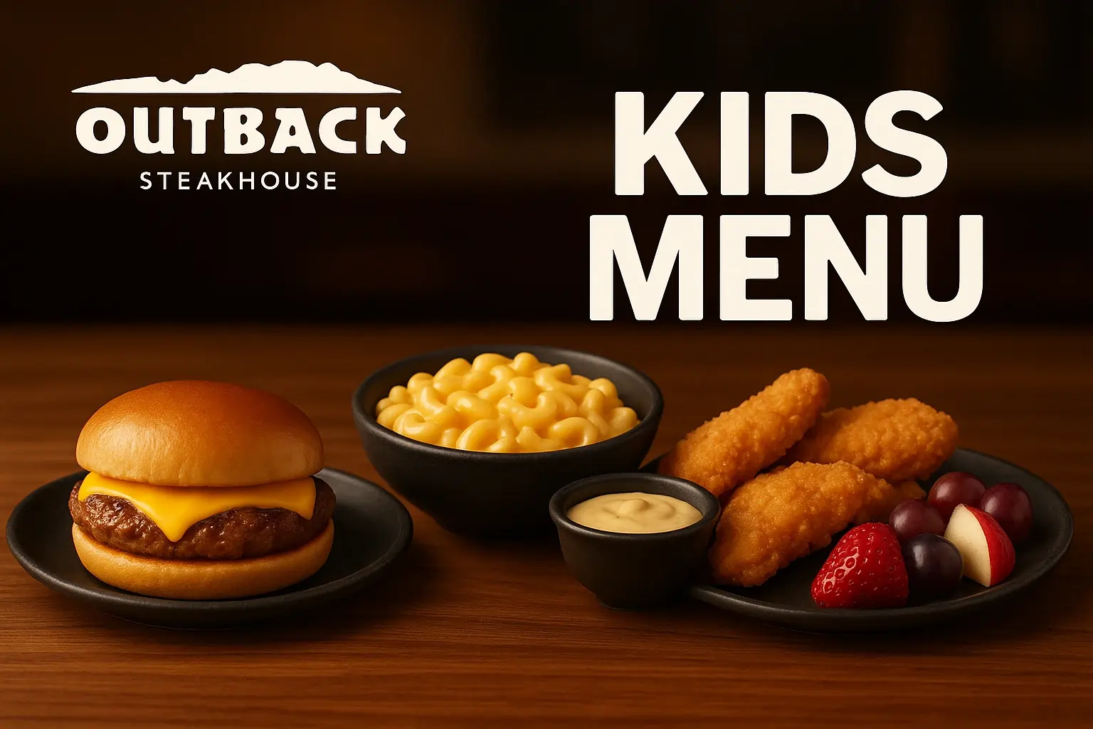 Outback Kids Menu With Prices