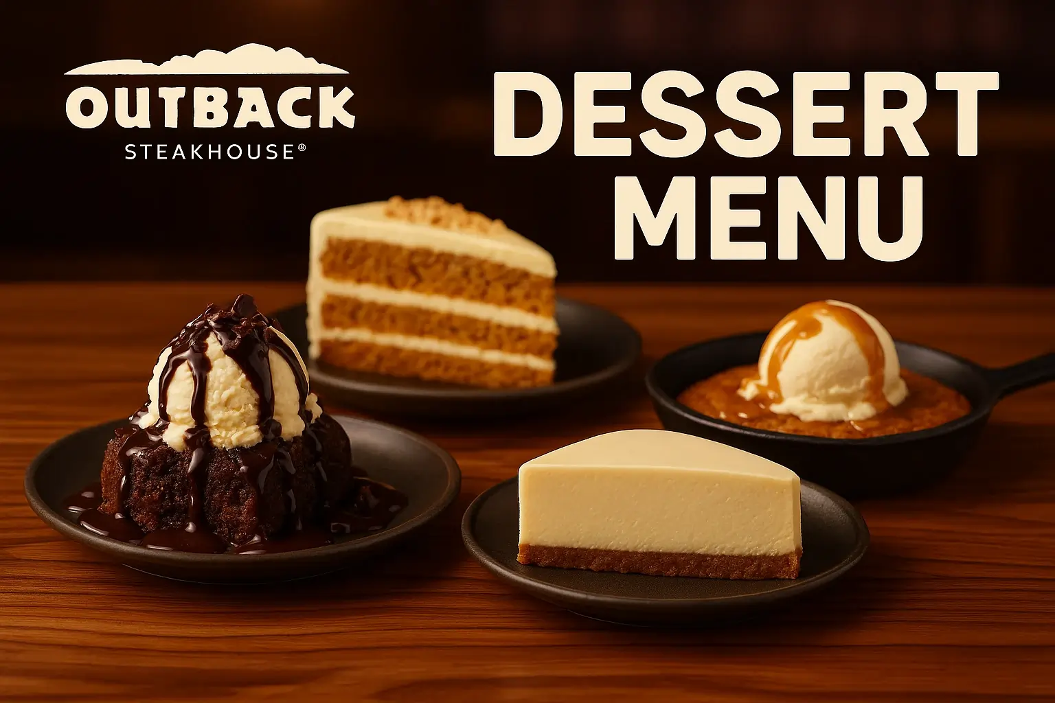 Outback Steakhouse Dessert Menu